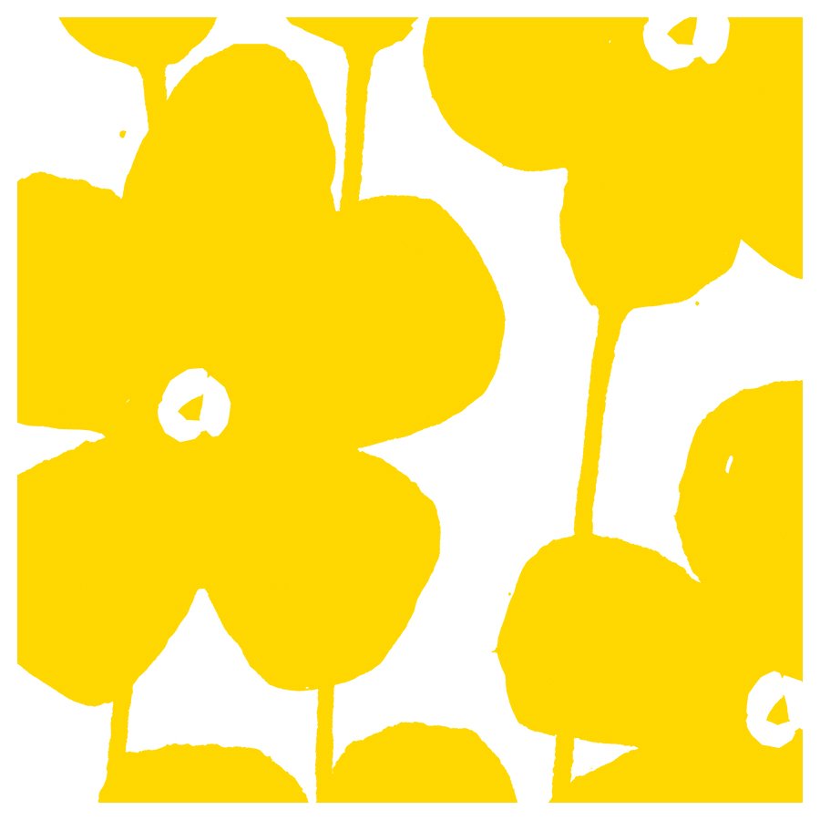 "Fabulous Flowers" Yellow, no. 2