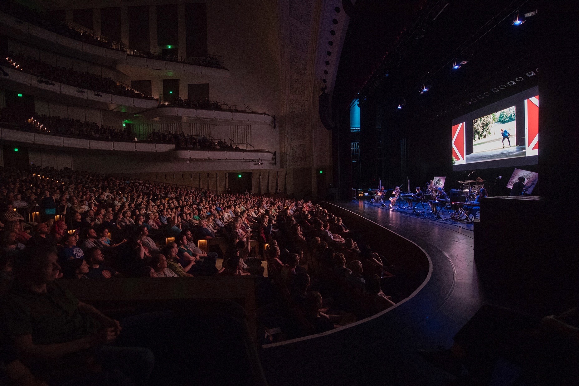 Photo by: Scott Streble | Live screening of "The Seeker" at Northrup Auditorium in Minneapolis, MN