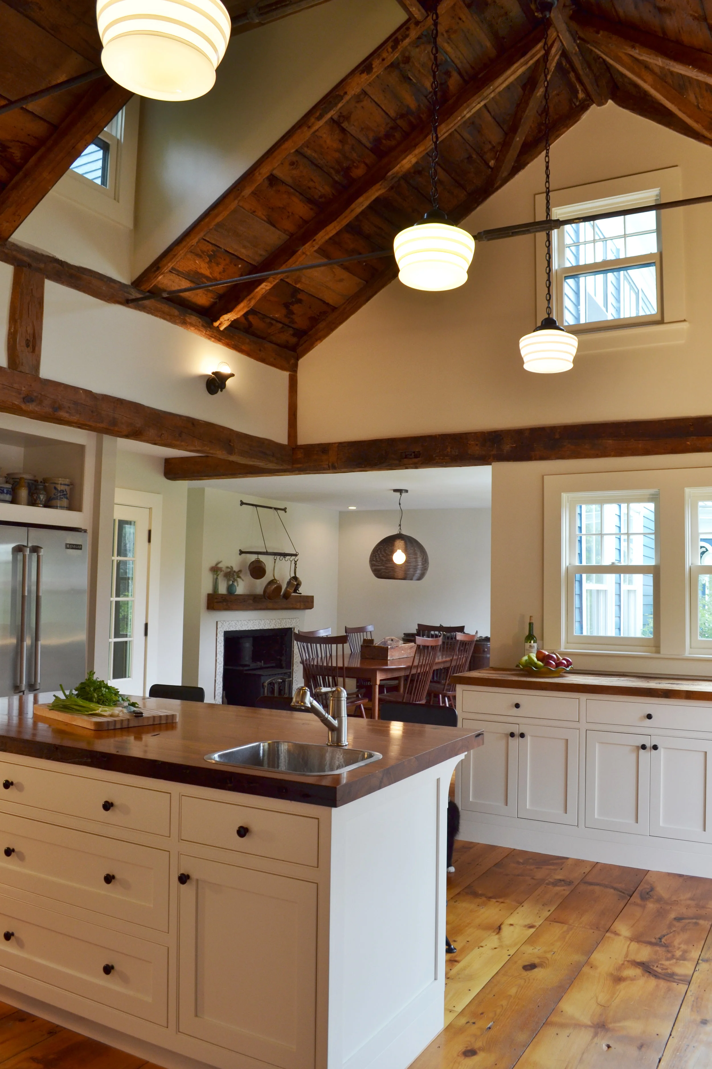 Historic Timber Frame Home Remodel Dickinson Architects Llc