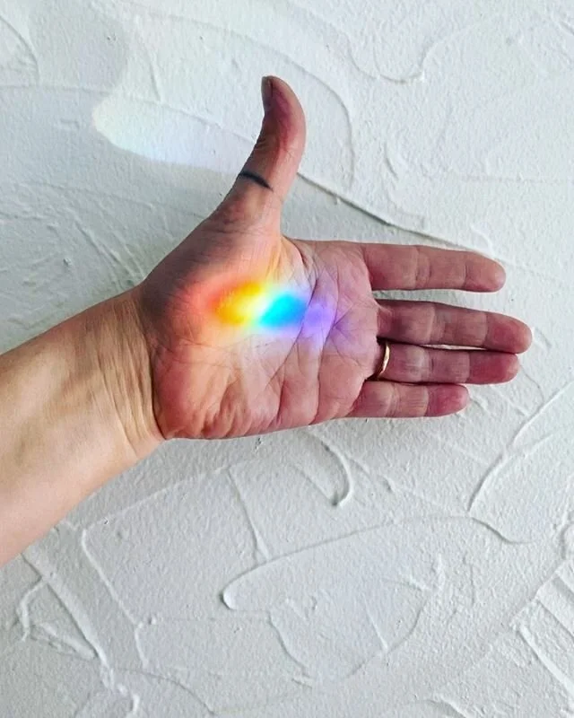 Just catching rainbows over here! 🌈 Happy Friday!