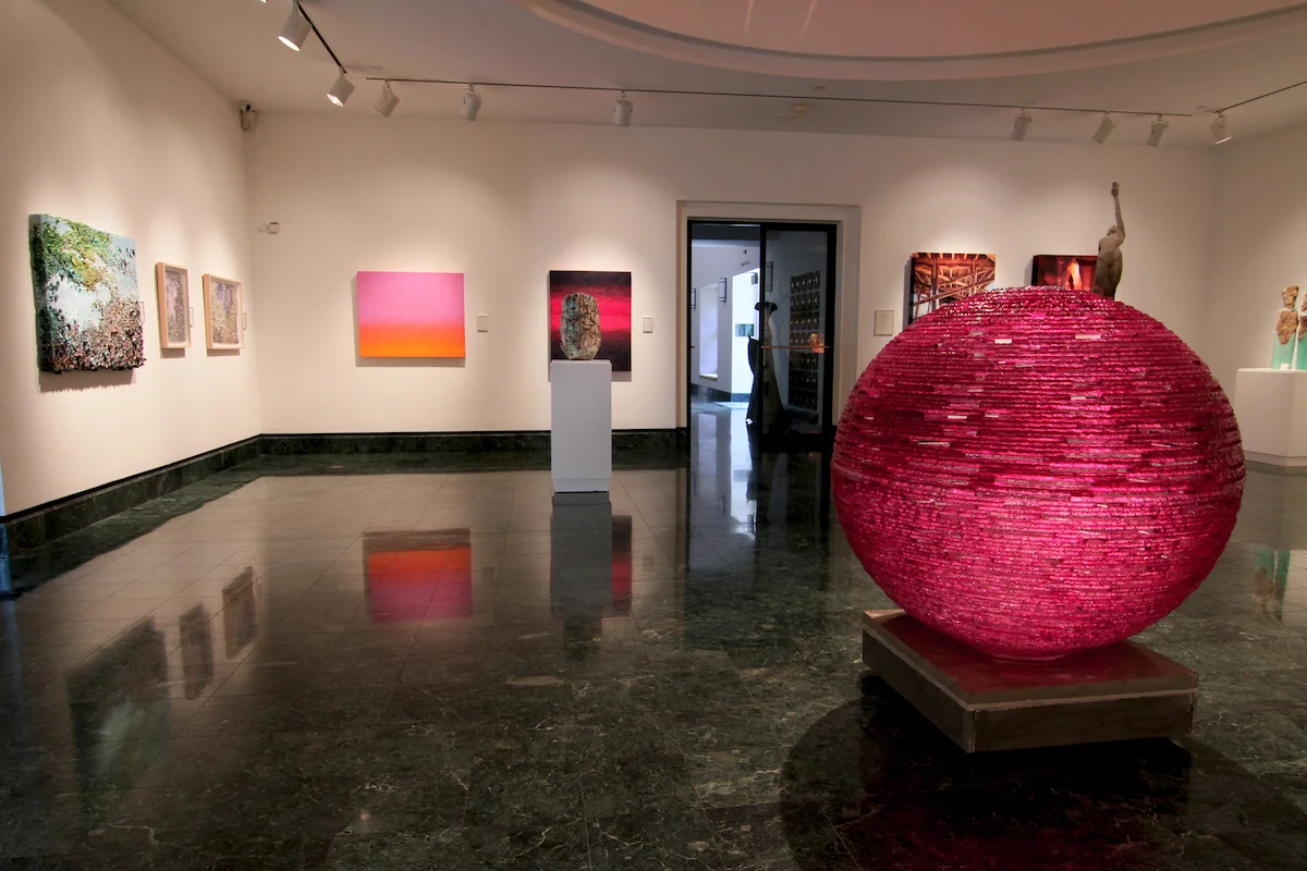 Magenta Orb, Philharmonic Center for the Arts, Naples, FL, 2013