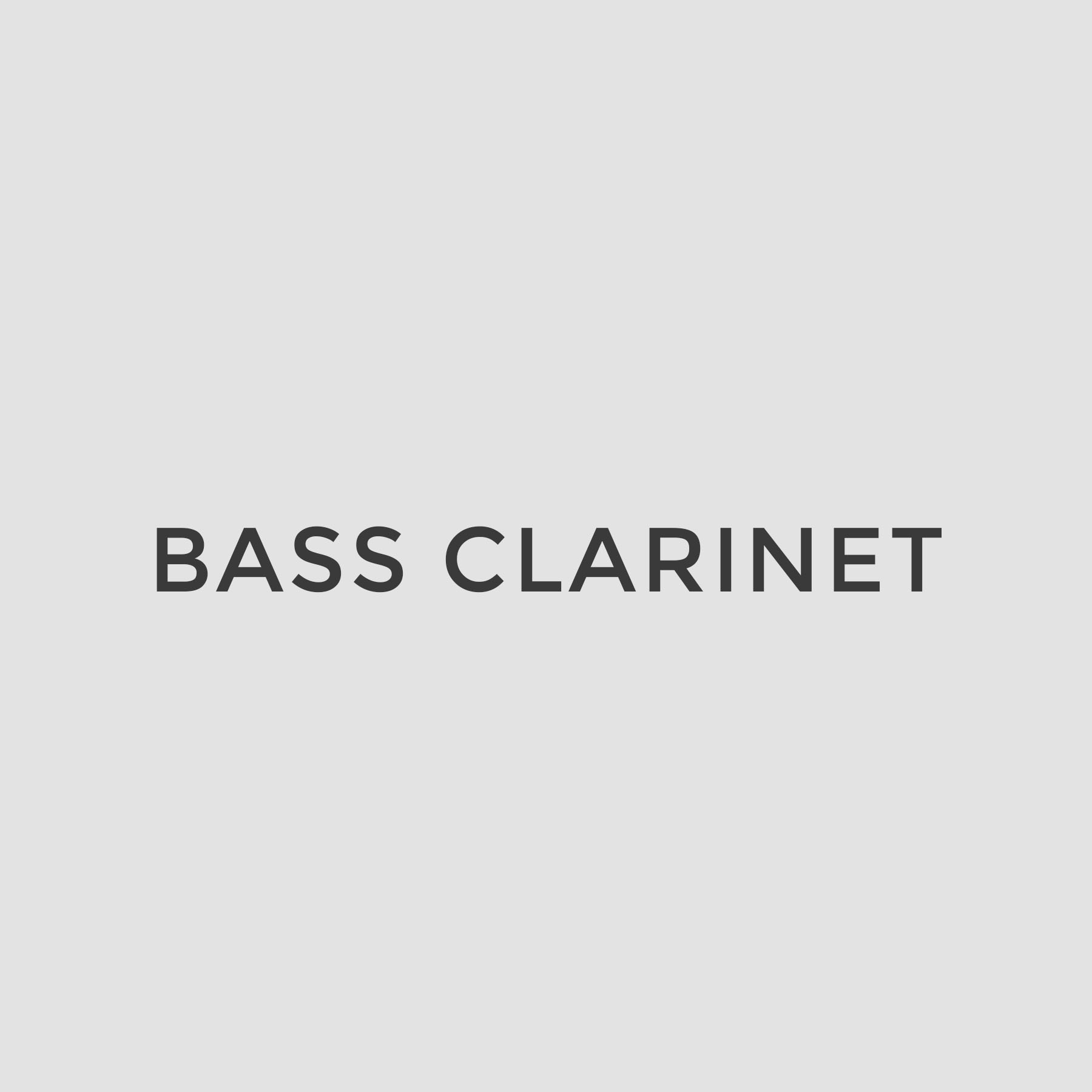 Bass Clarinet