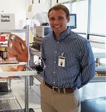 SciTechsperience intern and St. Cloud State University student Travis Meyer.