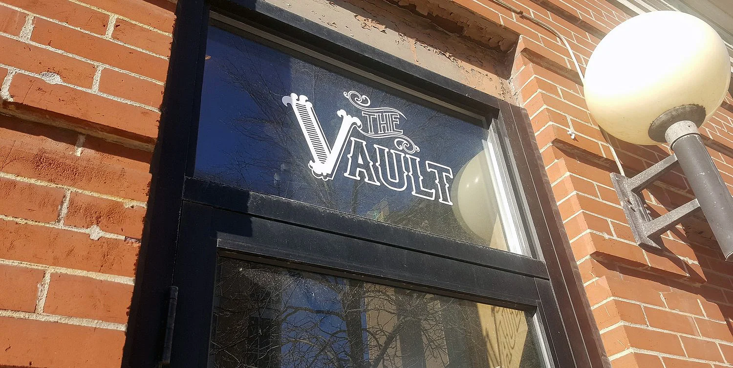 The Vault coworking space in Rochester. The Vault is located above Grand Rounds Brew Pub.