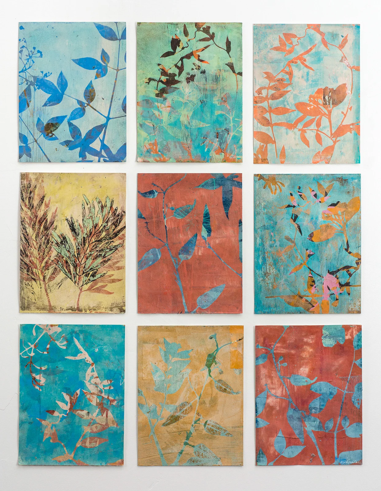 Passage, 29″ x 38,” Monoprint collage