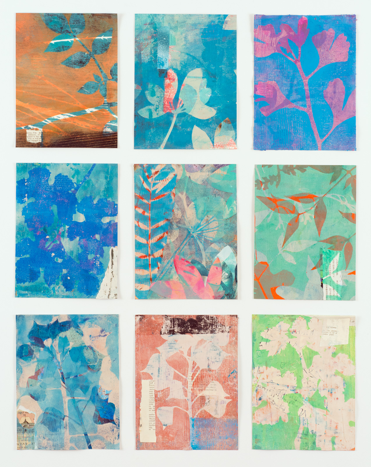 monoprints — ART NOTES — Hannah Klaus Hunter Arts