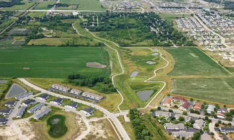 Restored areas of the North Branch in Mount Pleasant