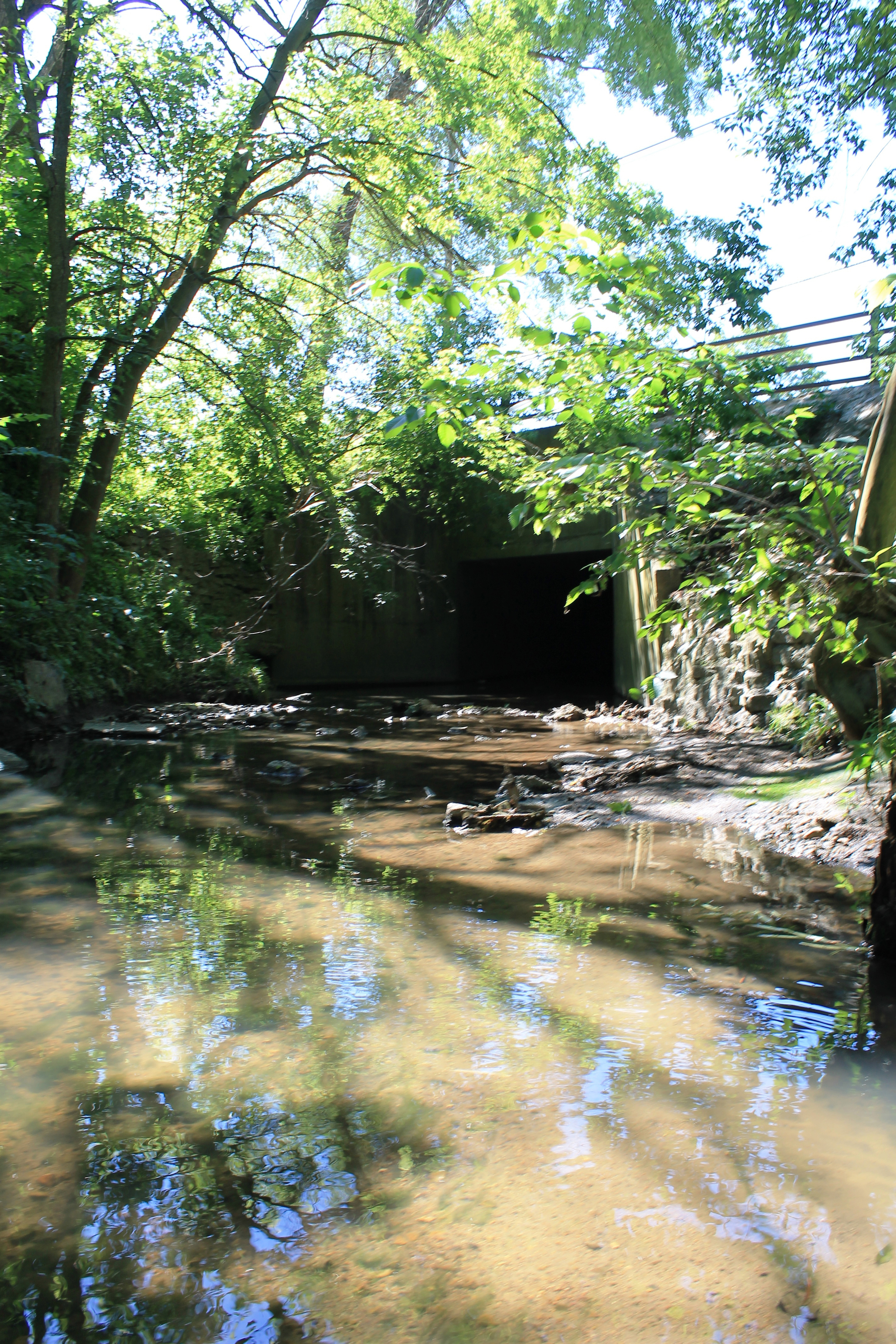 Washington Park - Underground Pipe Entrance