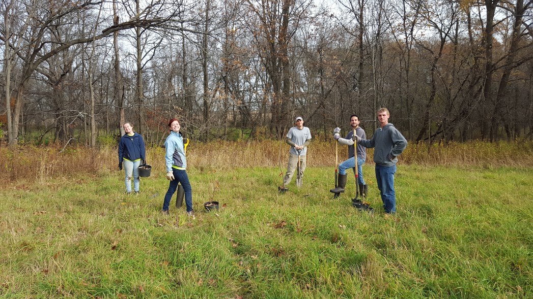 2015 - Root River Parkway Reforestation - first planting.jpg