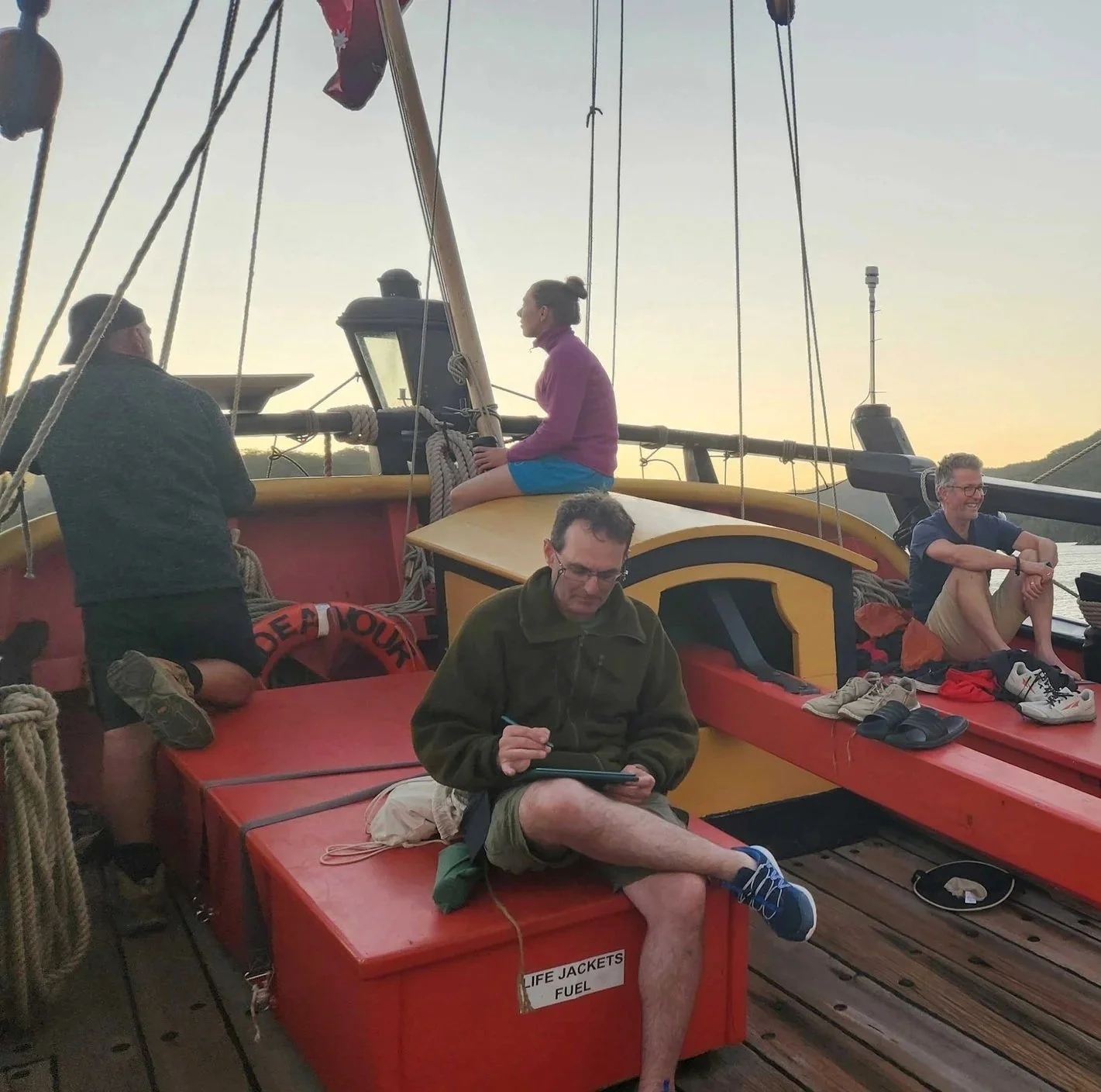 Endeavour Sailing 22/2/25 Saturday: Relaxing holiday on the Endeavour 