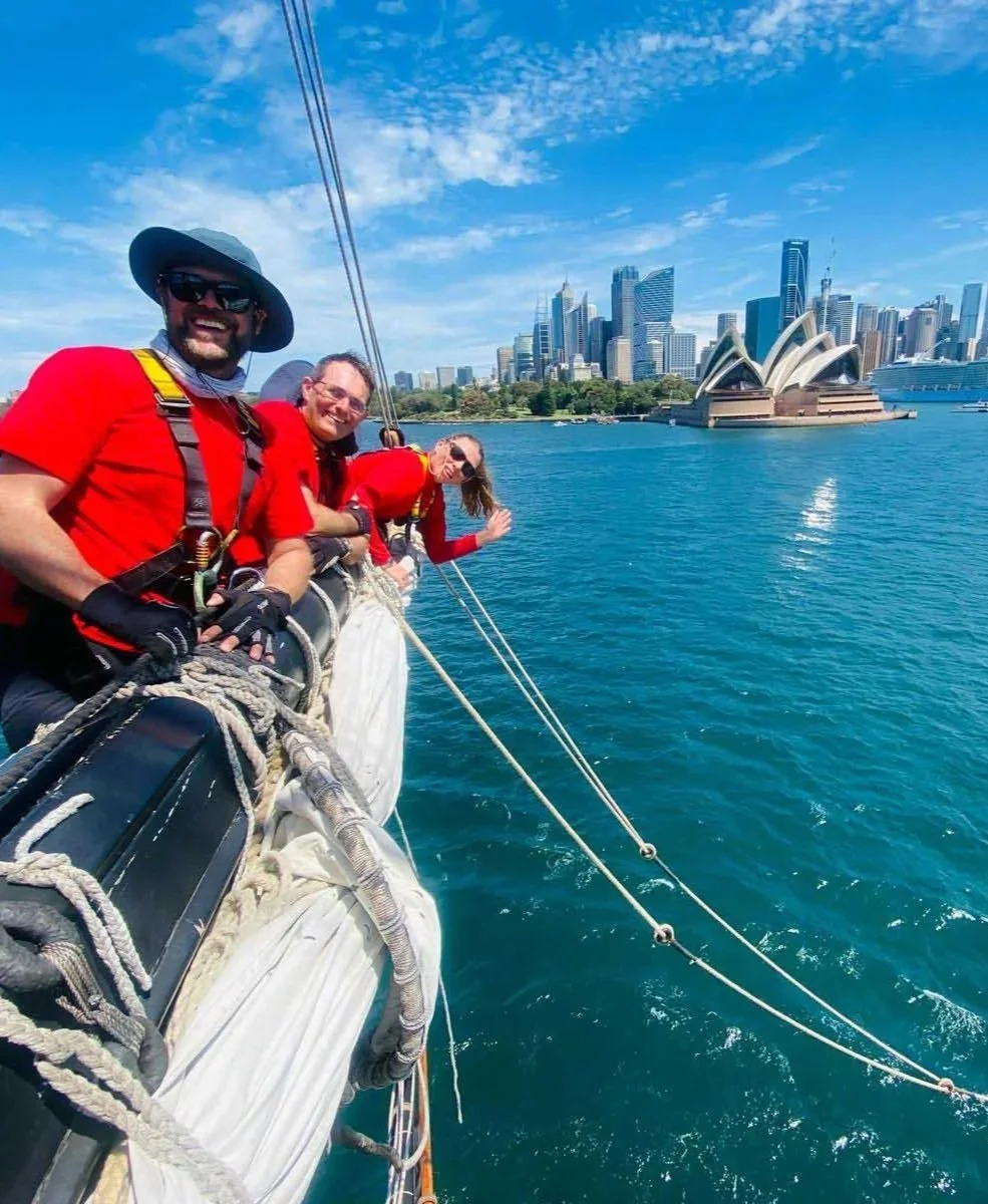 Endeavour Sailing 23/2/25 Sunday: Sailing the Endeavour into Sydney Harbour