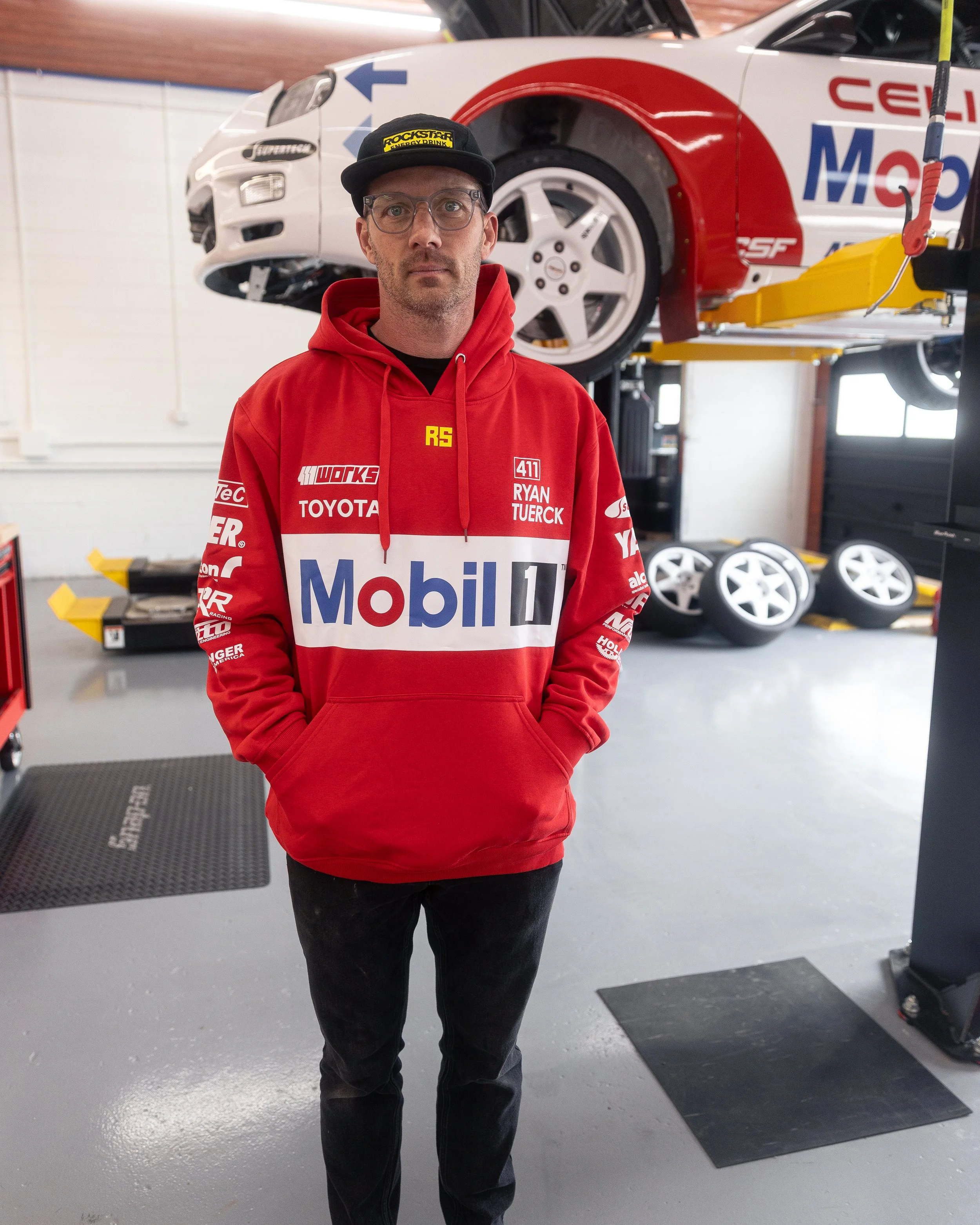 Celica Team Hoodie - Red