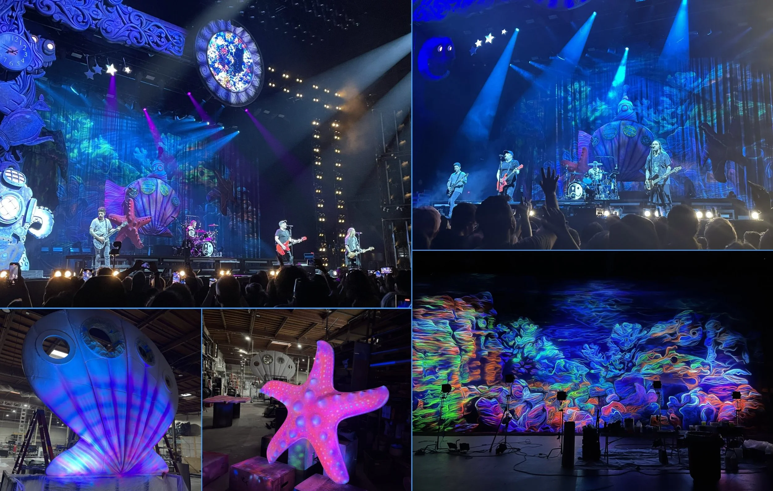 FALL OUT BOY'S 2023 TOUR / Black light Paint / ShowFx