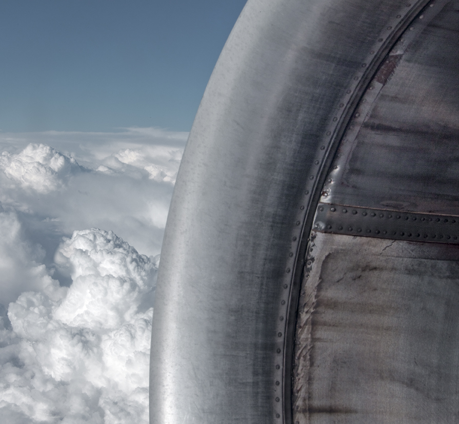 Jet Engine in the Clouds