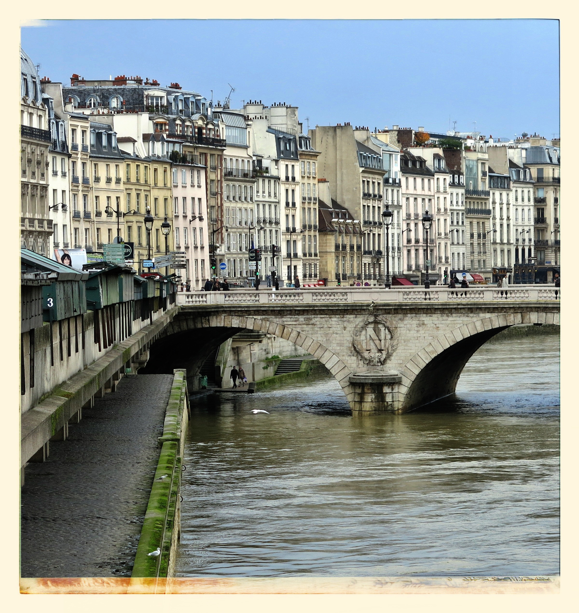 Bridge Crosses the Seine in Paris