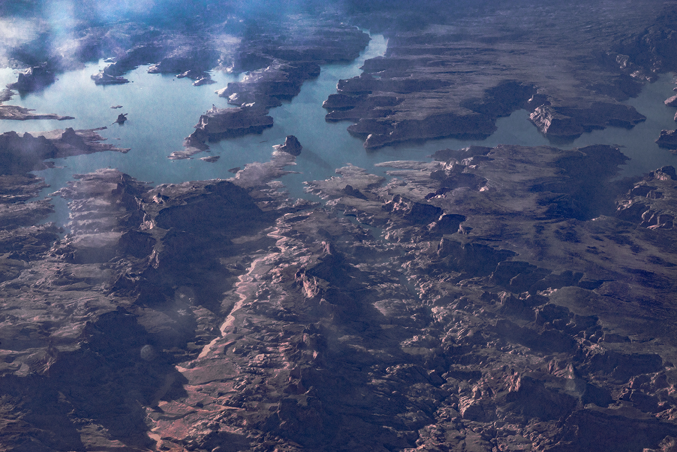 Aerial View of Lake Powell