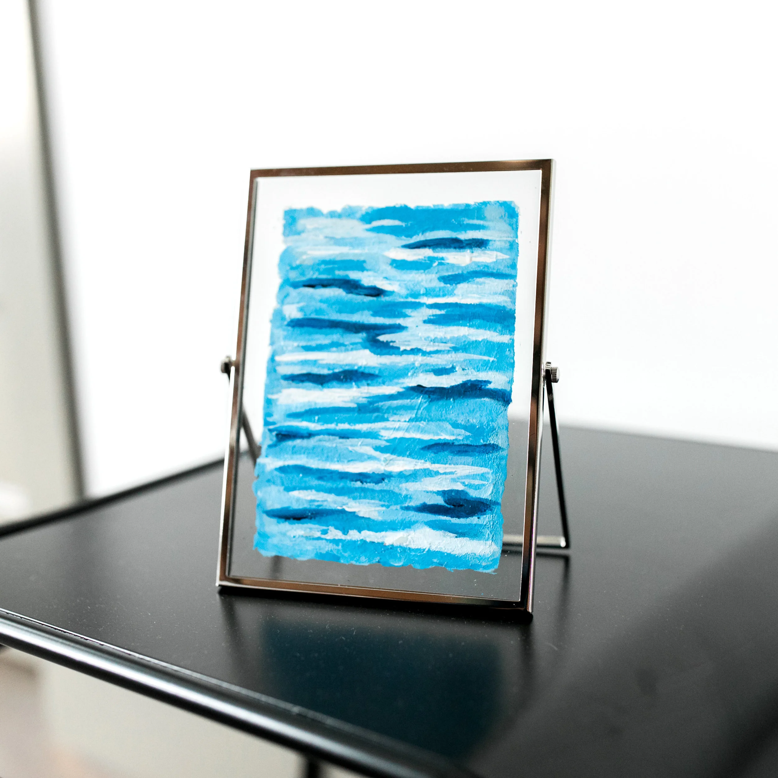 Original Art "Pura Vida" in 4x6 Floating Frame