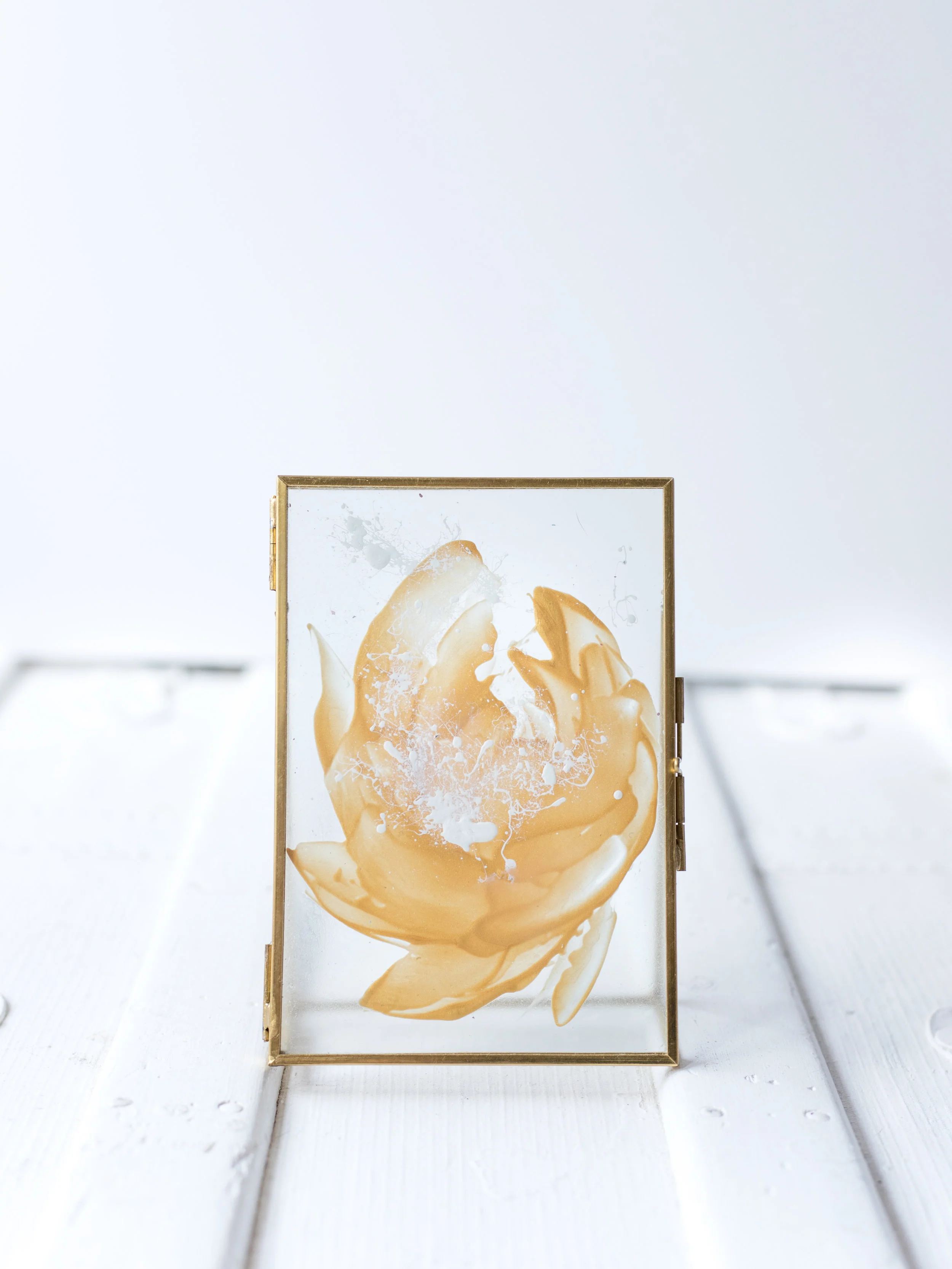 Original Art "Crown of Splendor" in 4x6 Floating Frame