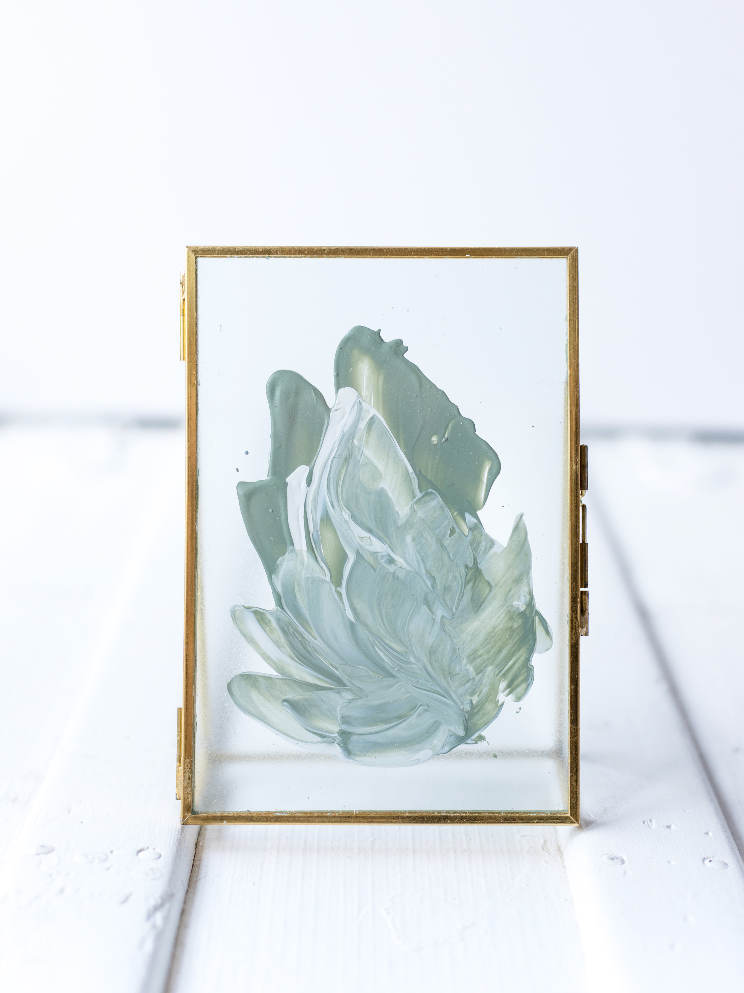Original Art "Divine Vine" in 4x6 Floating Frame
