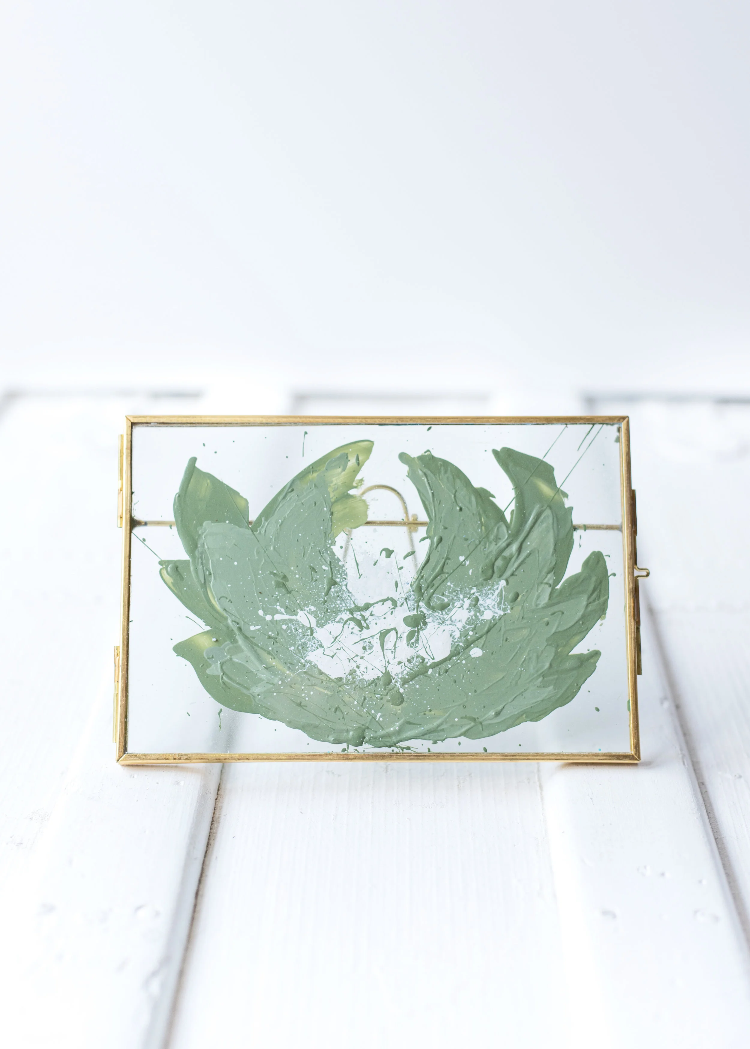 Original Art "Blossoming with Grace" in 4x6 Floating Frame