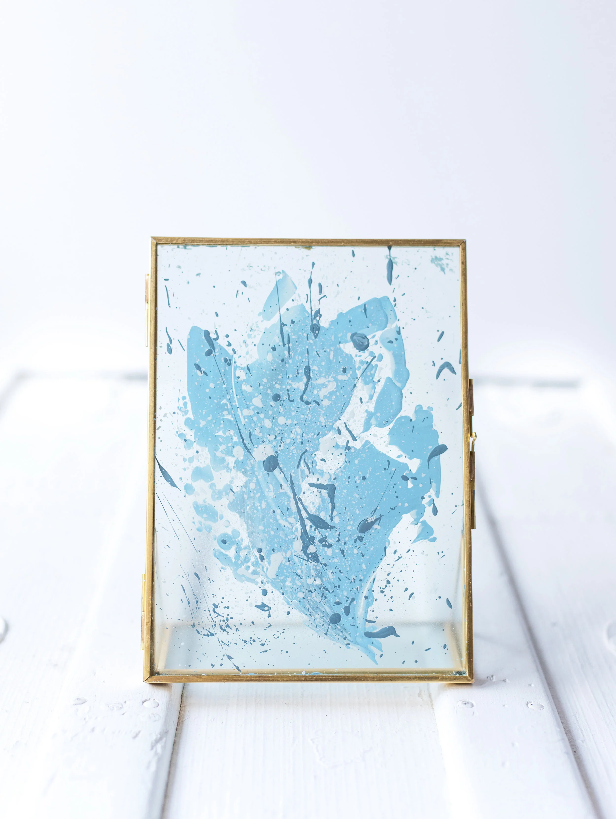 Original Art "Inner Mosaic" in 5x7 Floating Frame 