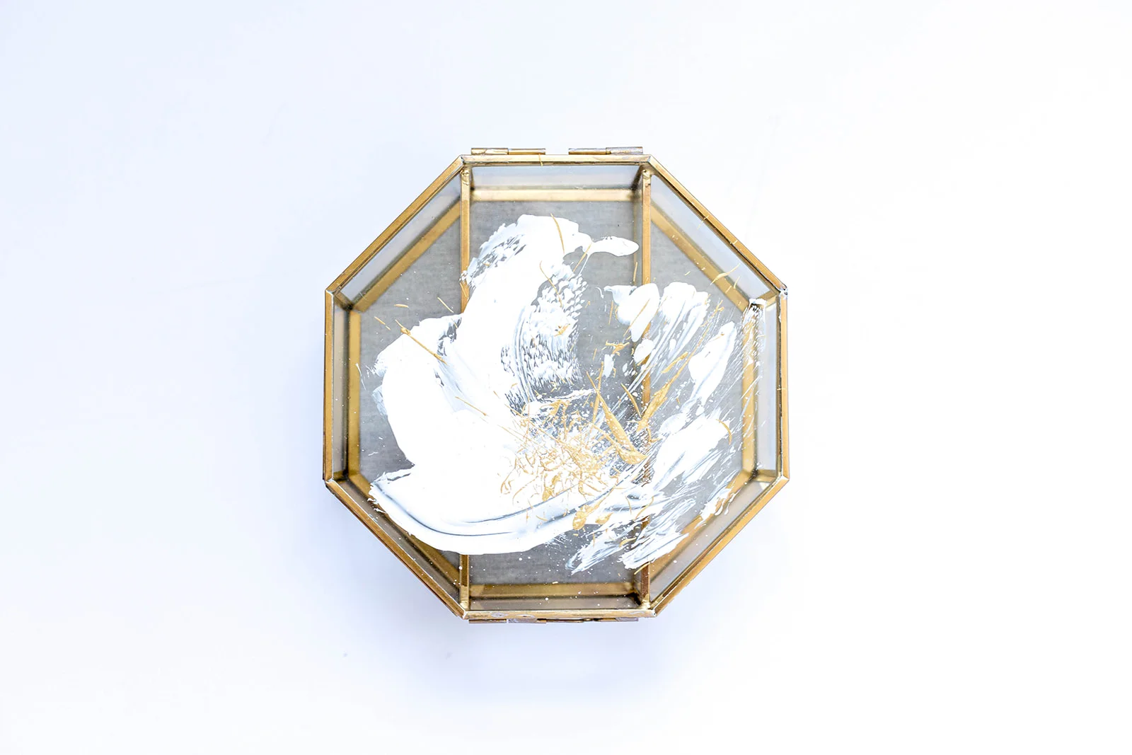 "Glistening" Original Art on Jewelry Box