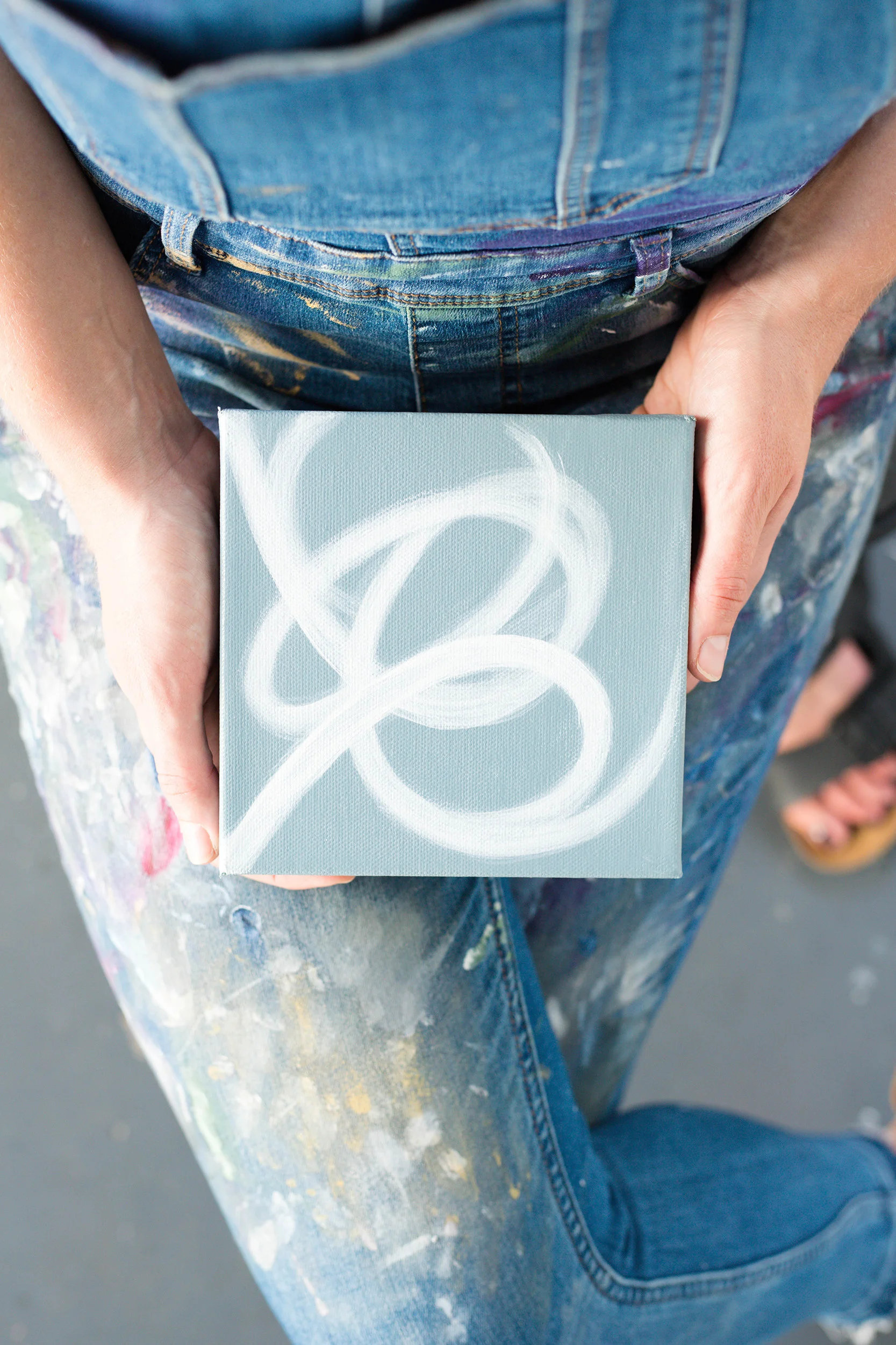 "Twisted Intentions" Original Art 6x6