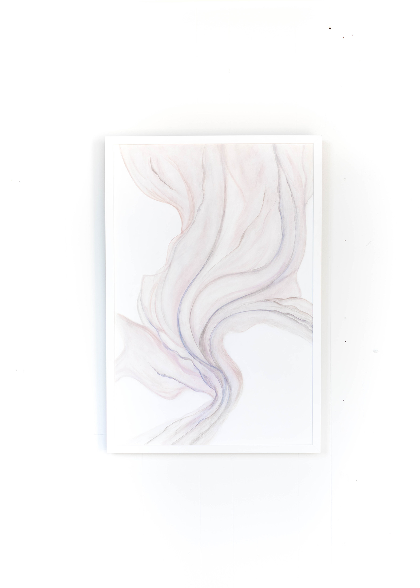 "Serenity Within" 24x36 in Custom Frame 