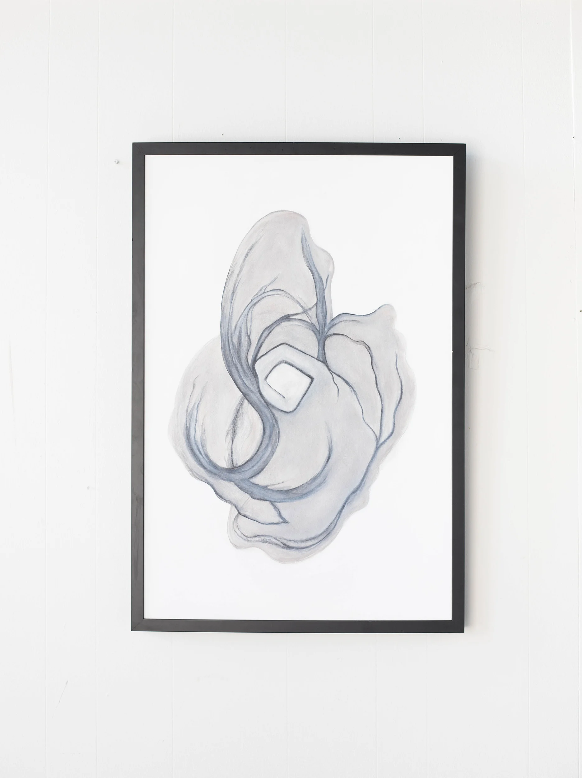 "Chaos Within" 24x36 in Custom Frame