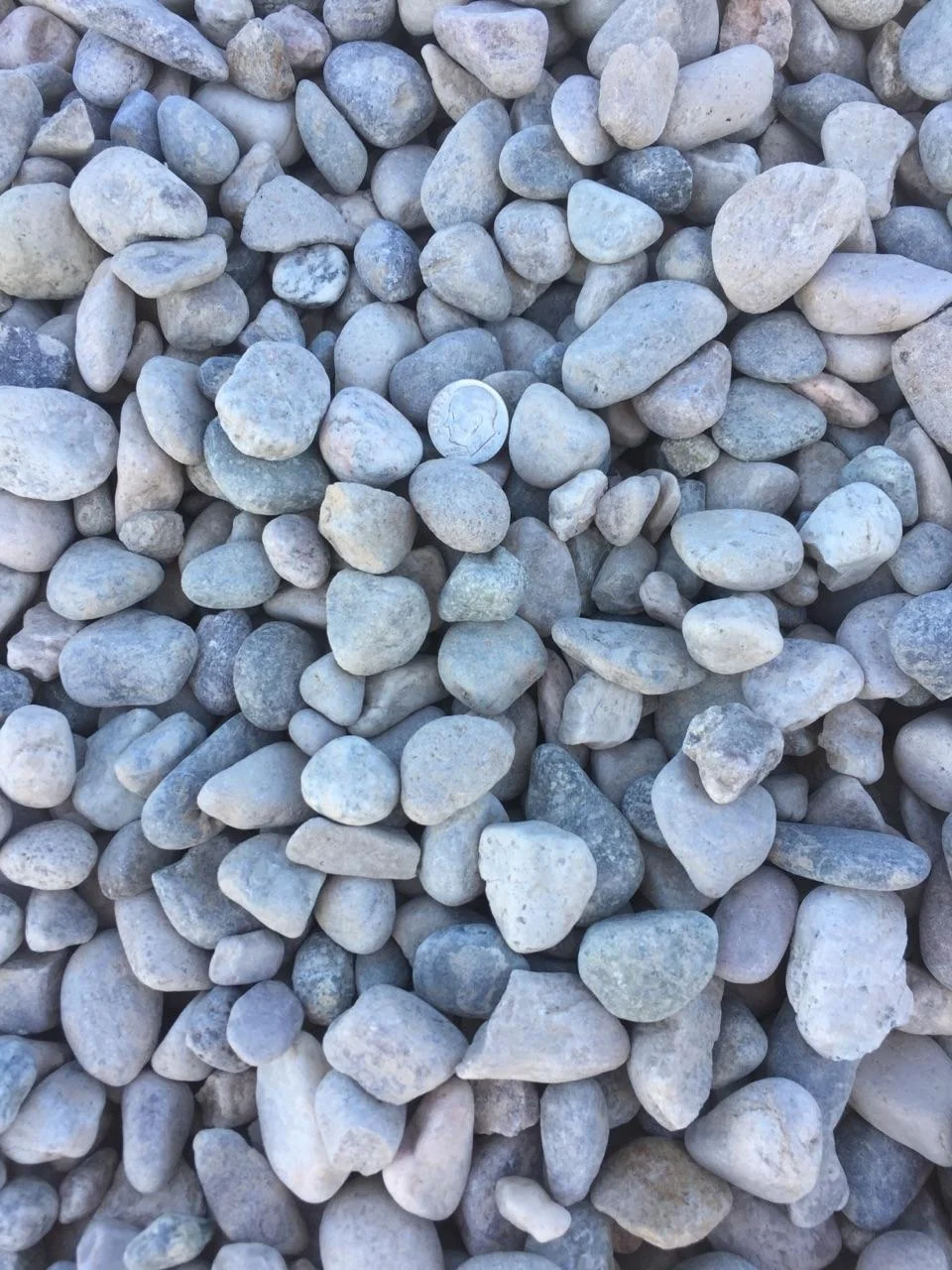1" Round Round rock used for drainage backfill, mixing concrete and landscaping