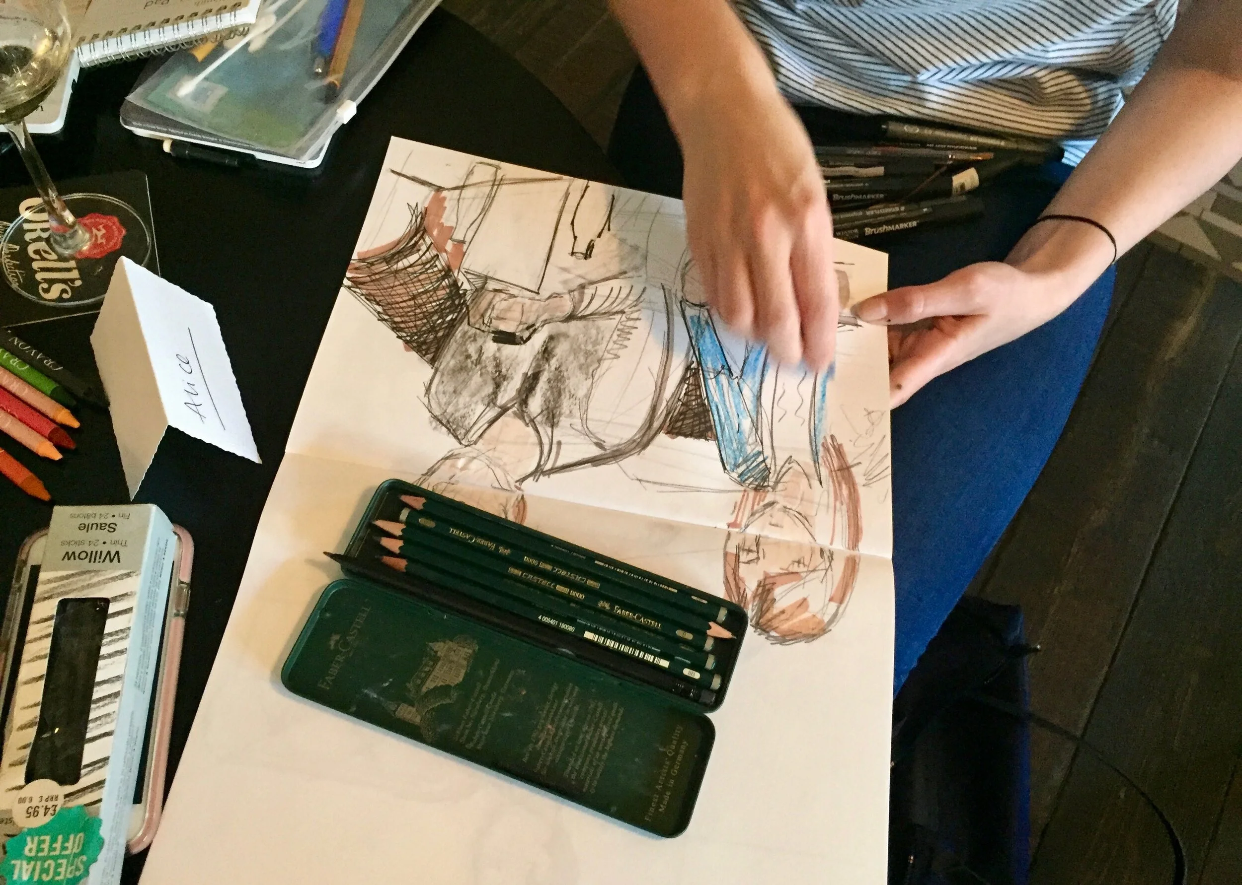 Isle of Man Drawing Club, June 2017 Meeting Recap