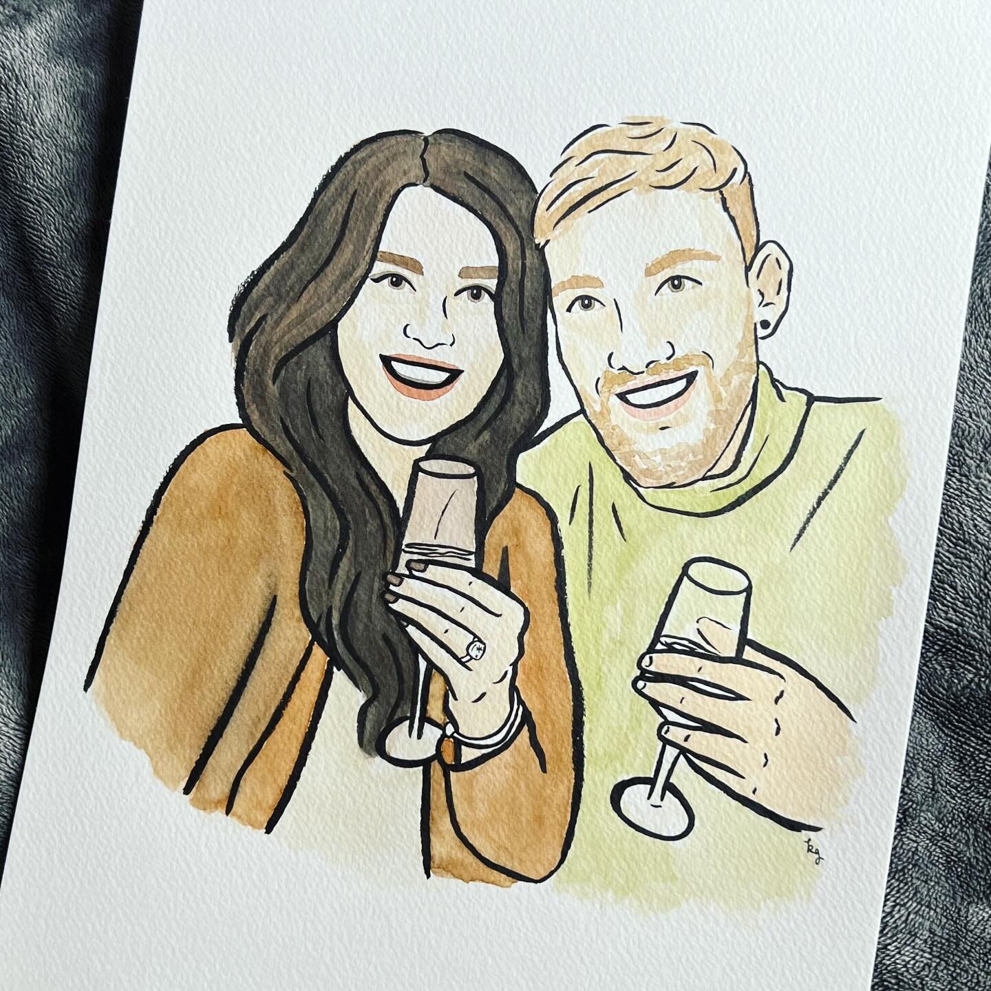 it&rsquo;s the LAST DAY for christmas portrait orders! 📣 get your custom watercolour family or pet portraits while you still can at kimgeestudio.com/shop, portraits will disappear from the shop at midnight!