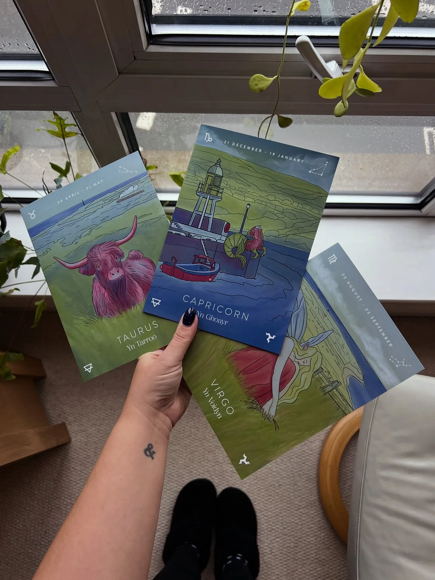 Next up in my Isle of Man Astrology deep dive, we have our earth signs! 🏔️ They&rsquo;re grounded, pragmatic, and love nothing more than a snack and a cosy blanket. My Virgo moon sign and rising sign especially loved figuring out their Manx twist 🧚