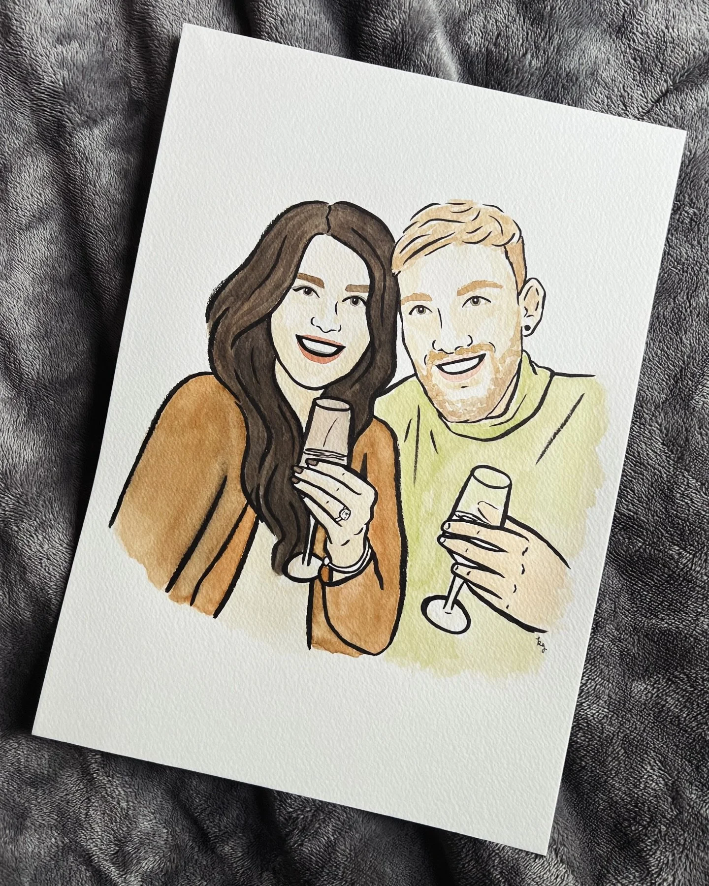 &lsquo;Tis the season for watercolour portraits! 🎨🎄 I&rsquo;m accepting custom painting orders this Christmas until 8 December, don&rsquo;t wait if you&rsquo;d like to gift a family or pet portrait to someone you love 🛒 Order now at kimgeestudio.c