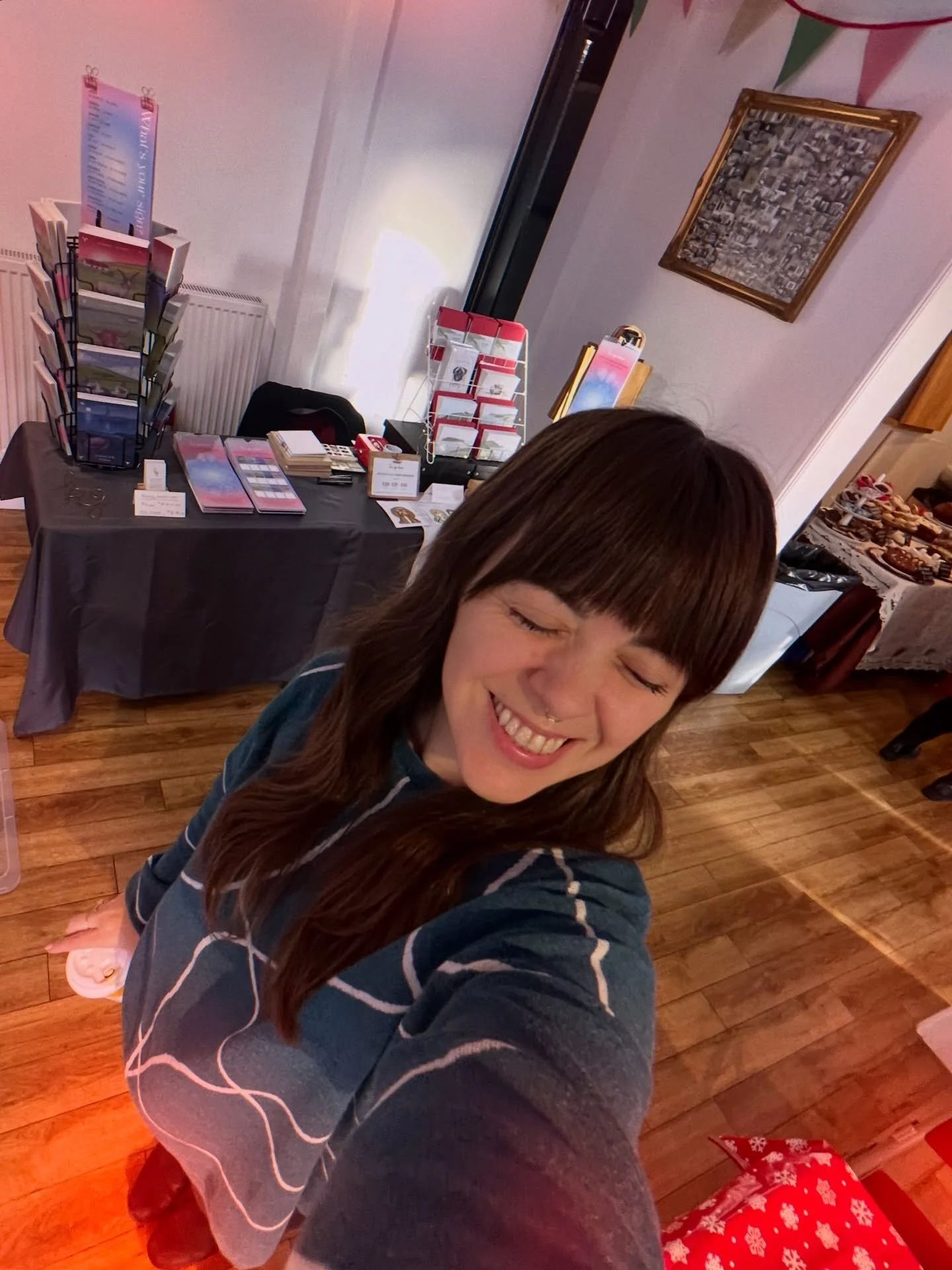 I&rsquo;m DEFINITELY biased, but I have the cutest spot at the Laxey Christmas Market, right next to the festive snack station 🥹🎅 It&rsquo;s my one market day in Laxey this season, I&rsquo;m downstairs at the Working Mens Institute from 10am-4pm! C