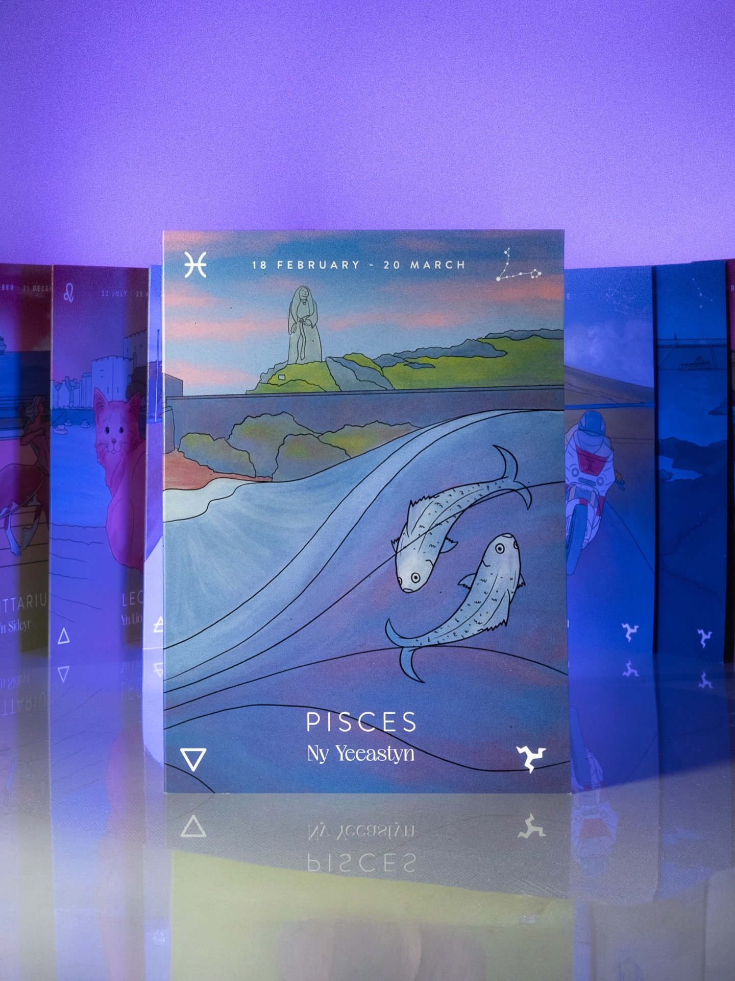 Happy #Pisces season!! ♓️ As the sun sets on the last sign of the zodiac (featuring two soon-to-be kippers swimming in Sunset City, naturally), we celebrate our Pisces friends for their empathy, imagination, and endless escapism 🐟 

Pick up a birthd