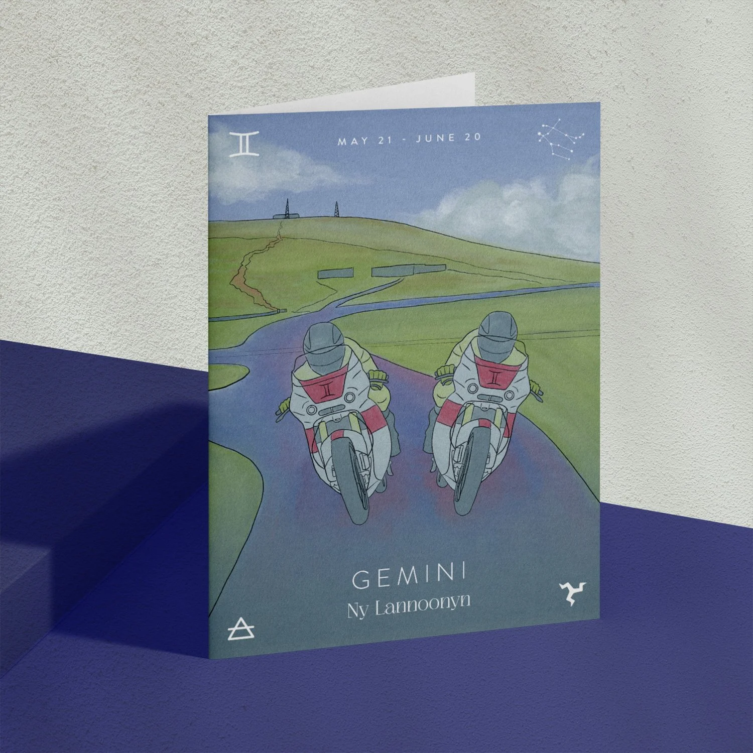 Isle of Man Astrology Greeting Cards