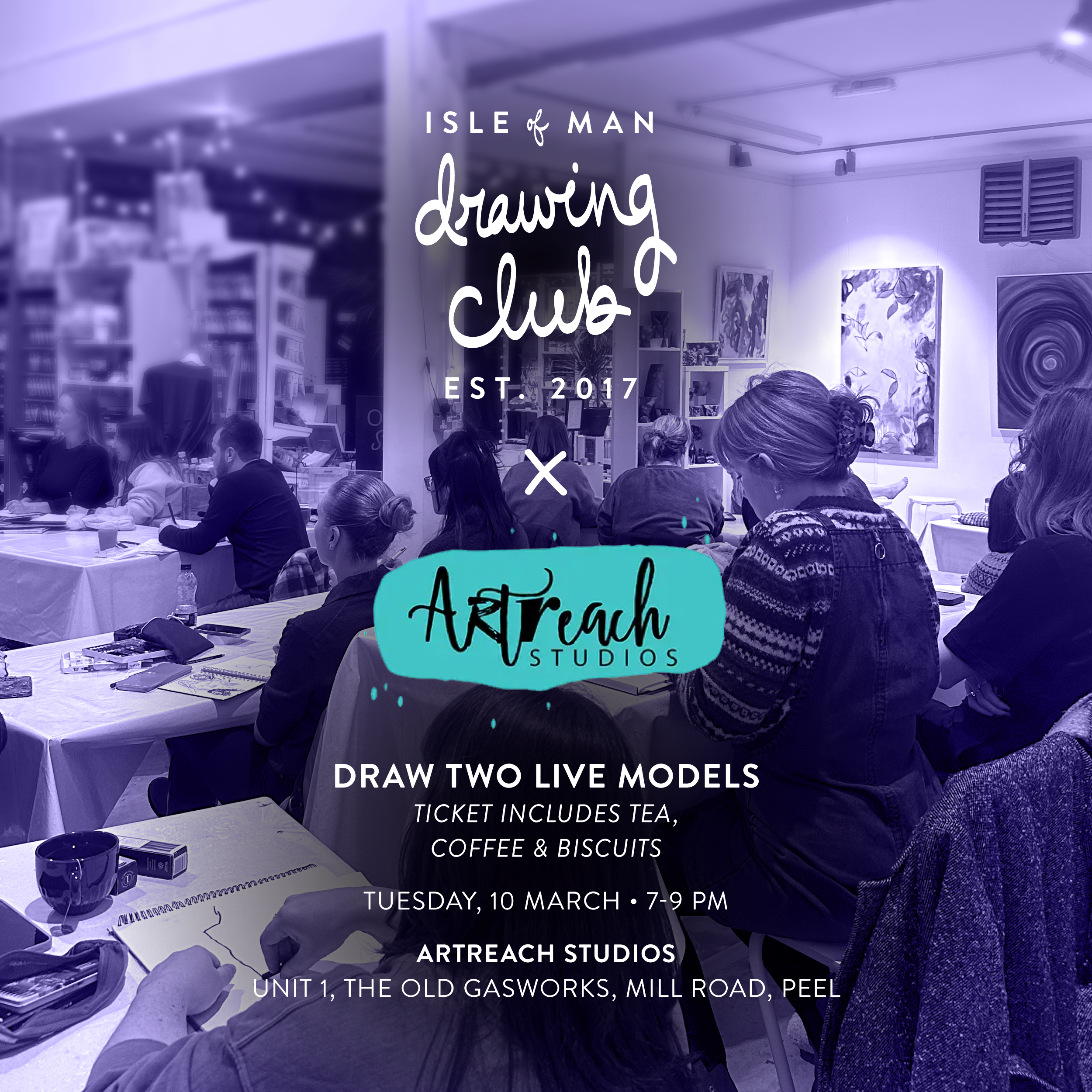 Life Drawing at Artreach Studios: 10 March 2026