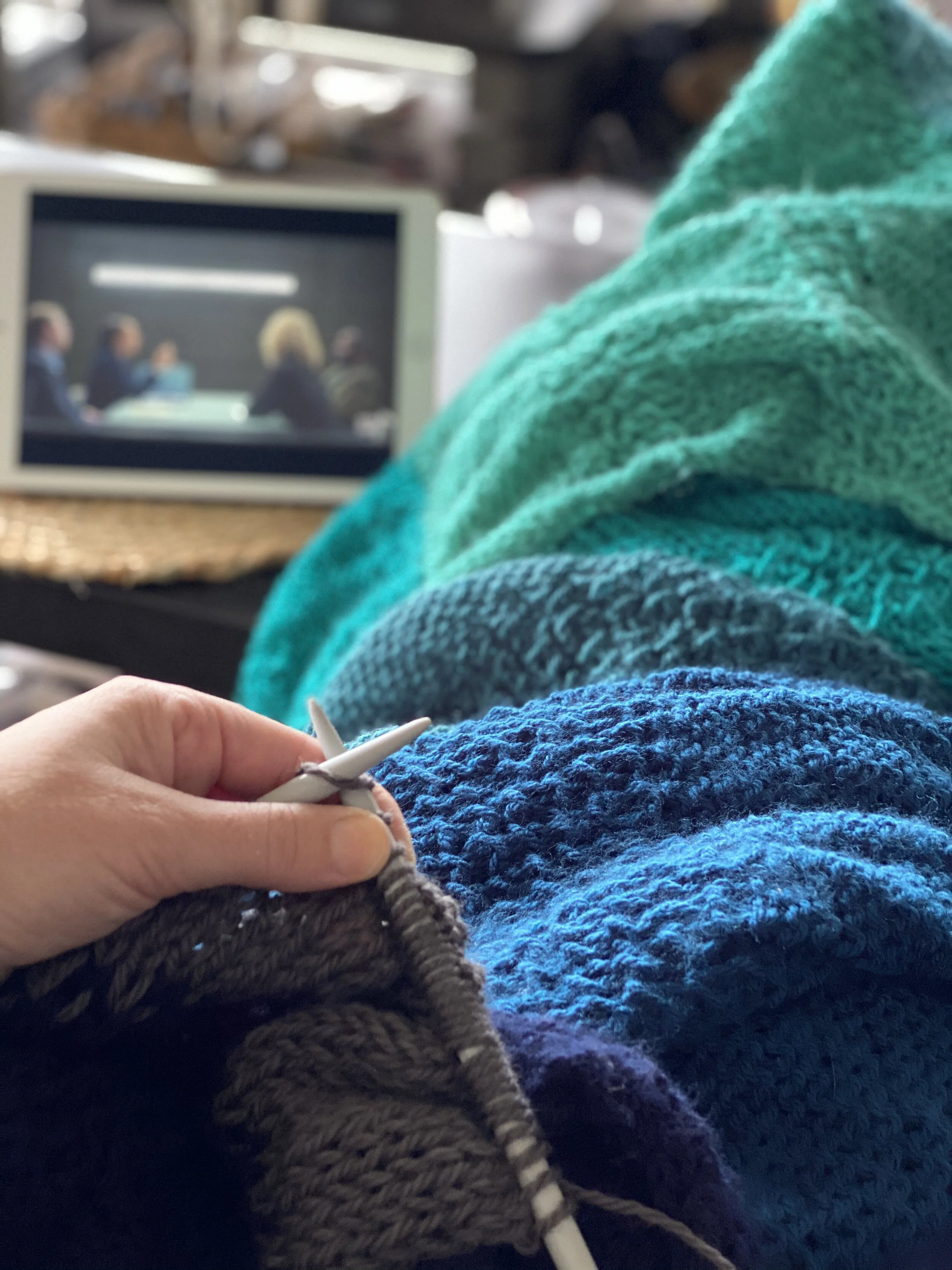 Making and counting stitches: Holding a space for yourself when you are all zoomed out