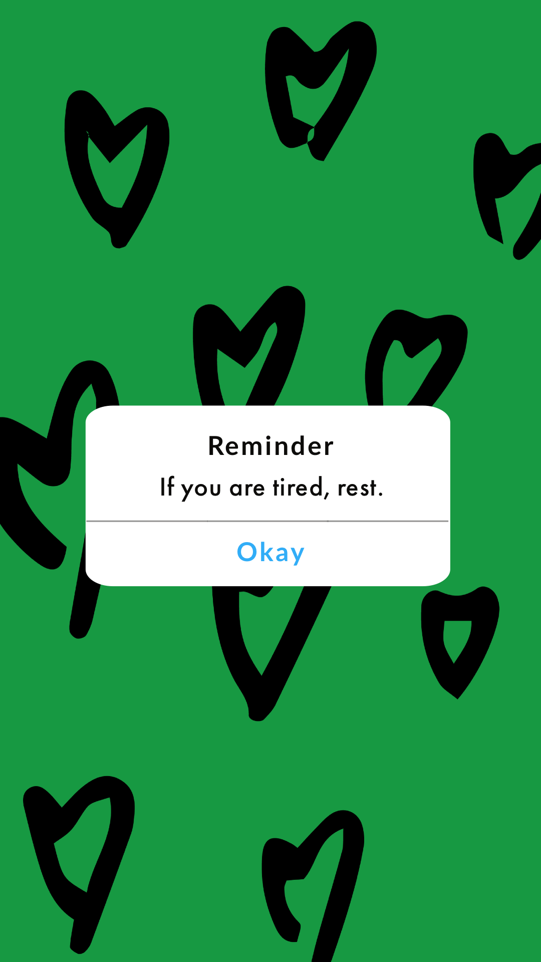 Reminder to self series: rest