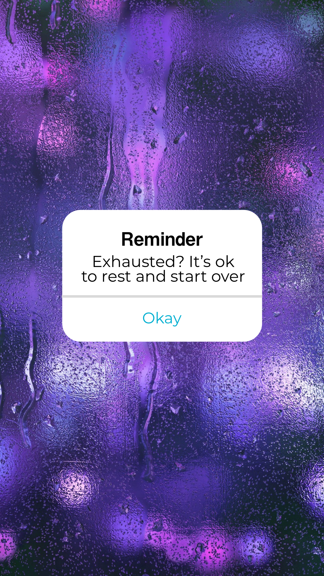 Reminder to self series: exhaustion 