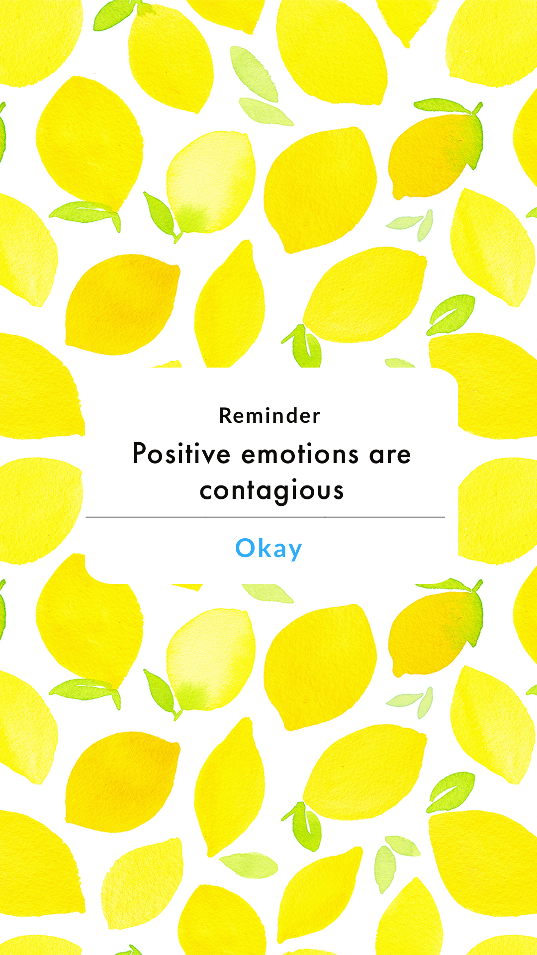 reminder to self series: postive emotions