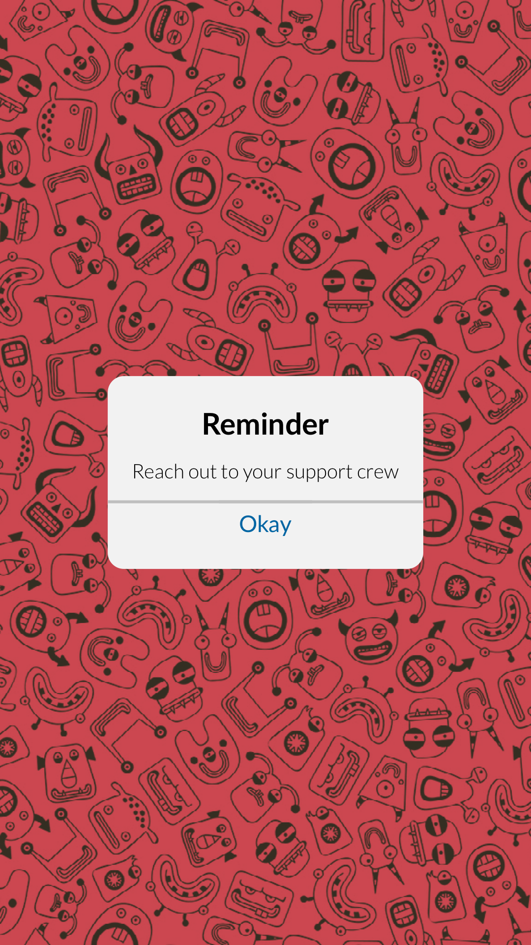 reminder to self: support