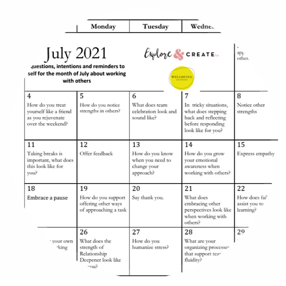 July is for connecting with your colleagues and peers
