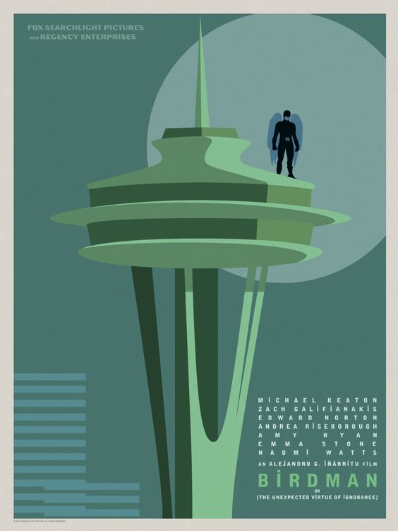 "Birdman" limited-run poster (Seattle)