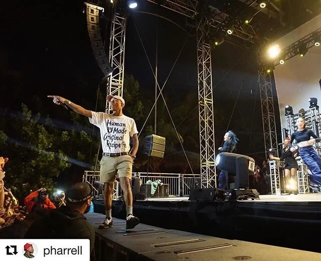 Last show with the PW team this year was last night in Miami. Such a great year with new friends and tons of shows. #lightingdesign #lightingdirector #miami #lightingprogrammer  #pharrell #design #pushingbuttons