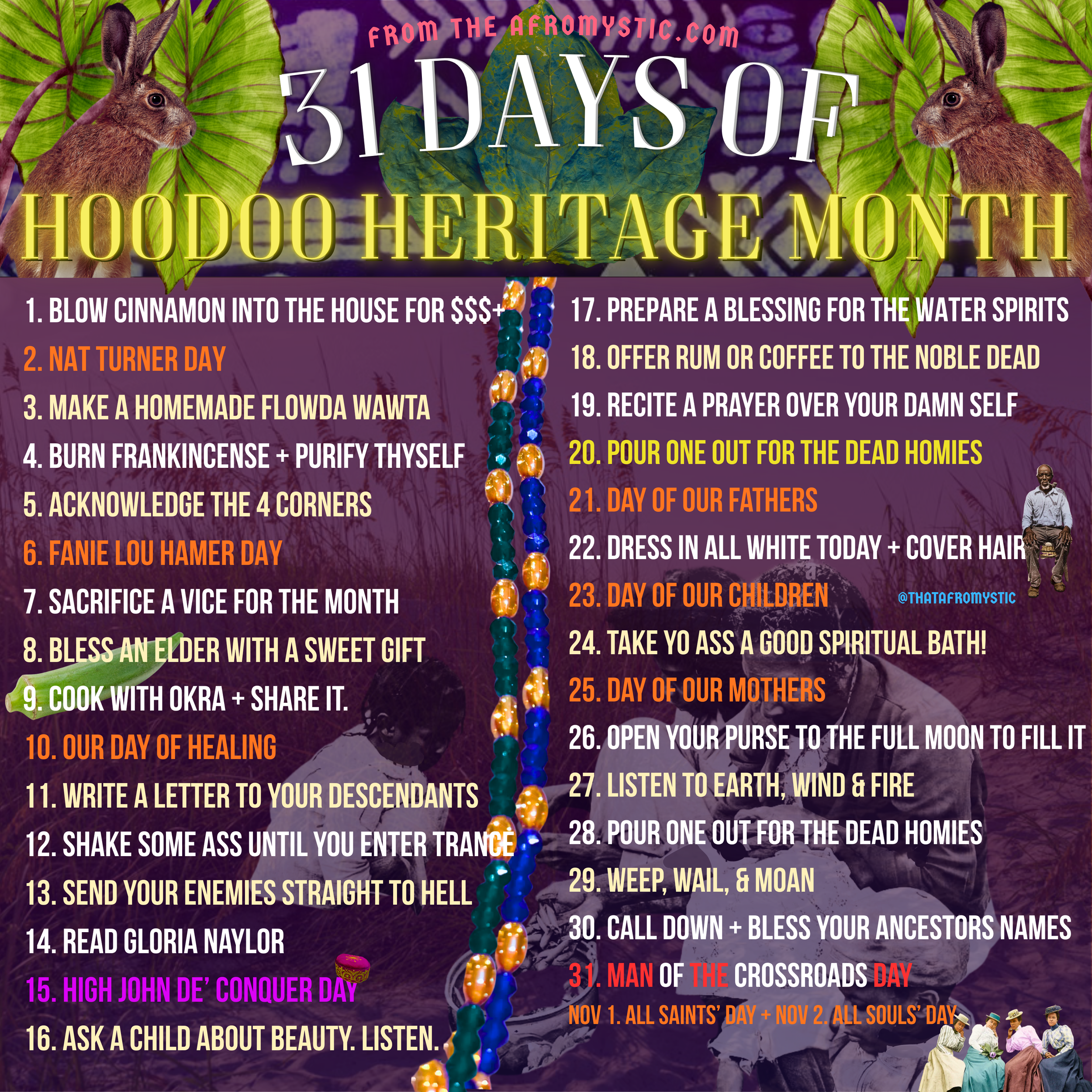 WELCOME TO HOODOO HERITAGE MONTH