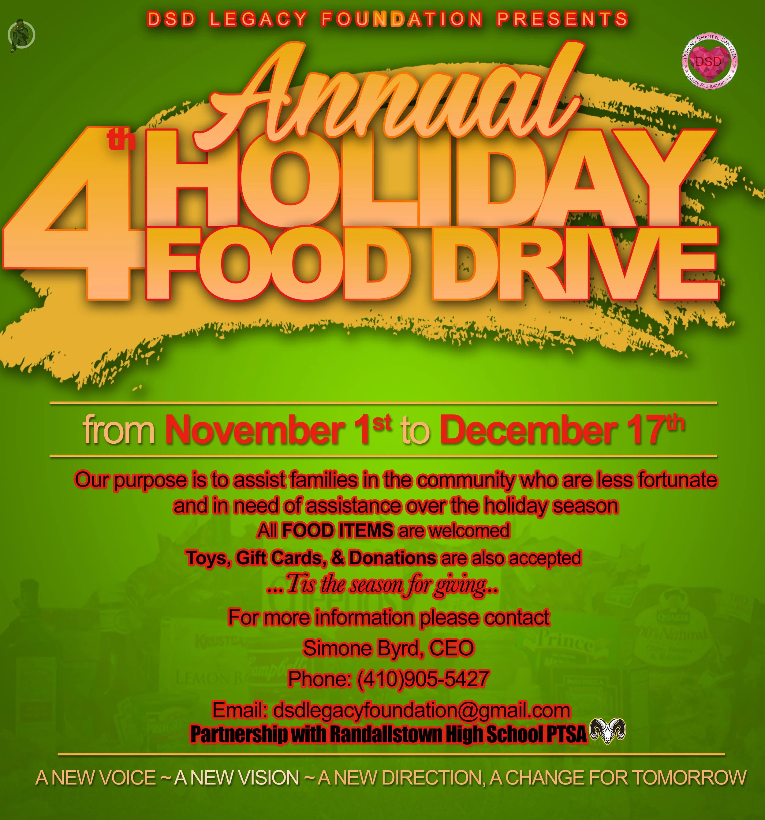 DSD 4th Annual Holiday Drive