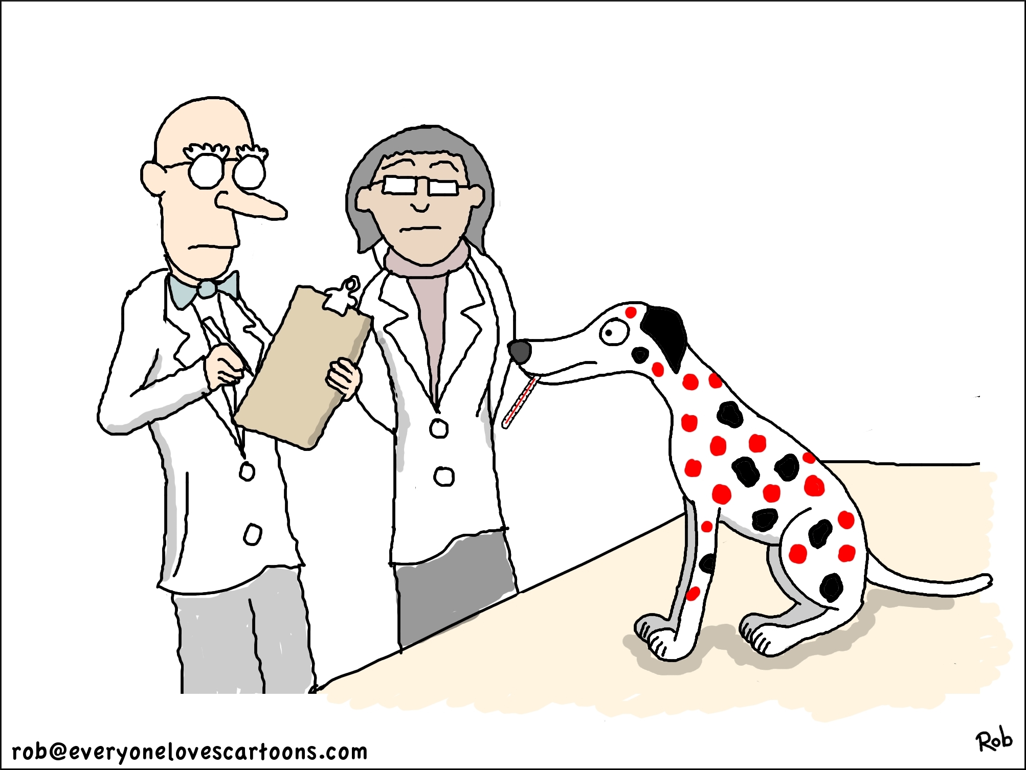 red spotted dalmatian