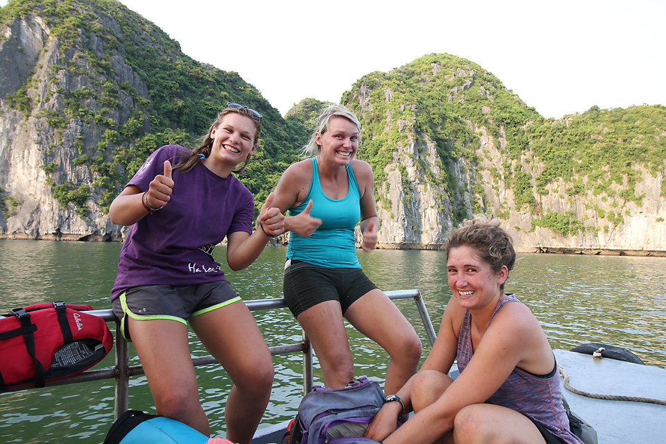Girl power, these chicks were awesome! Couldn't have asked for better guides. Thanks girls, you rock!!!!! Louis, Caroline and Leah from Asia Outdoors.